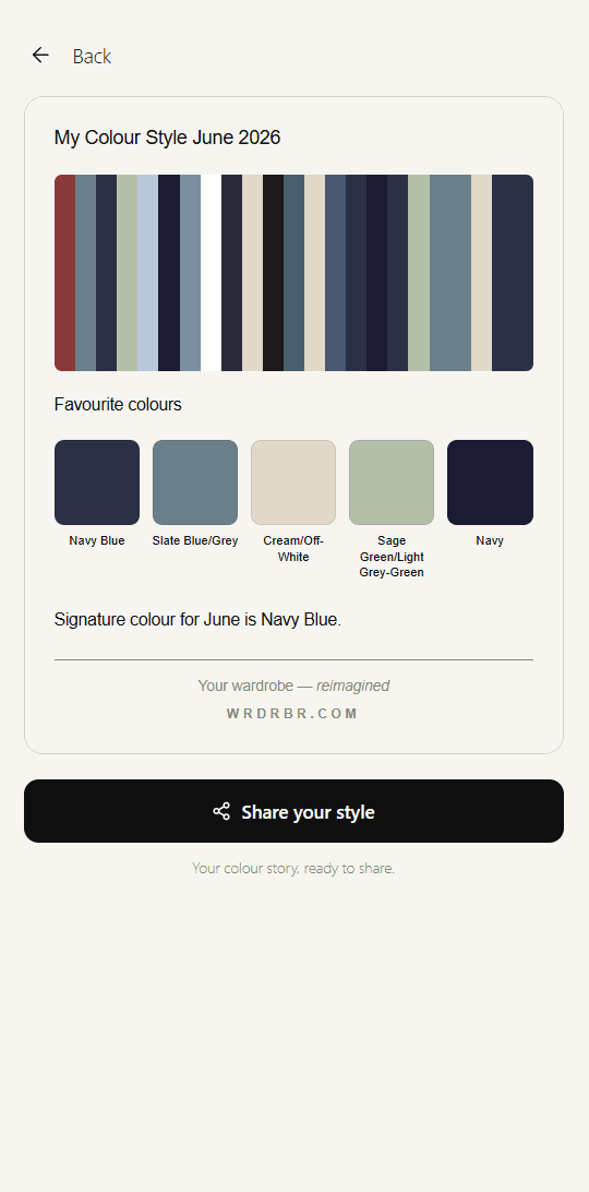 WRDRBR colour & style